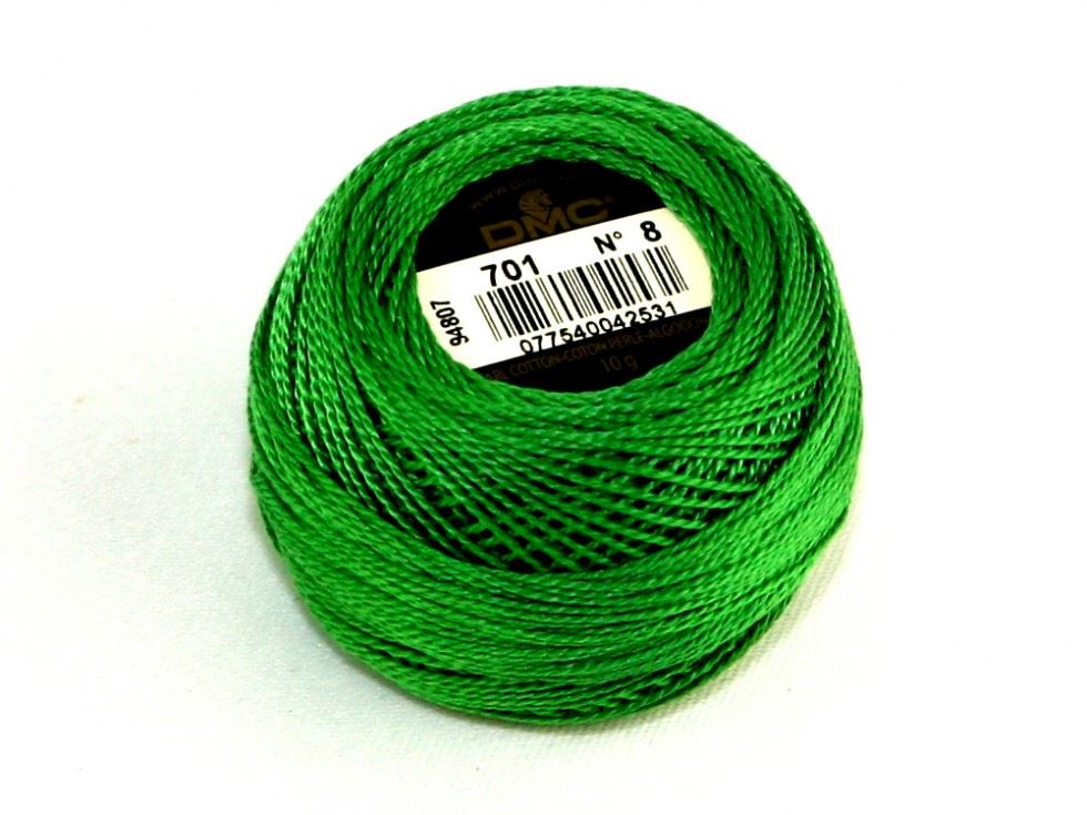 Dmc 701 Size 8 Cotton Perle Thread
