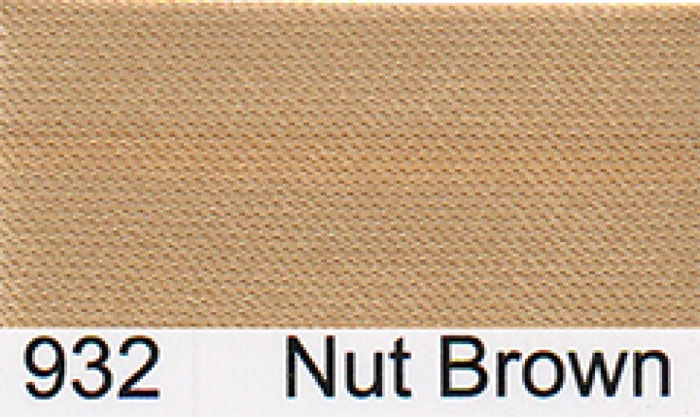 Essential Trimmings Satin Bias Binding Tape Nut Brown
 