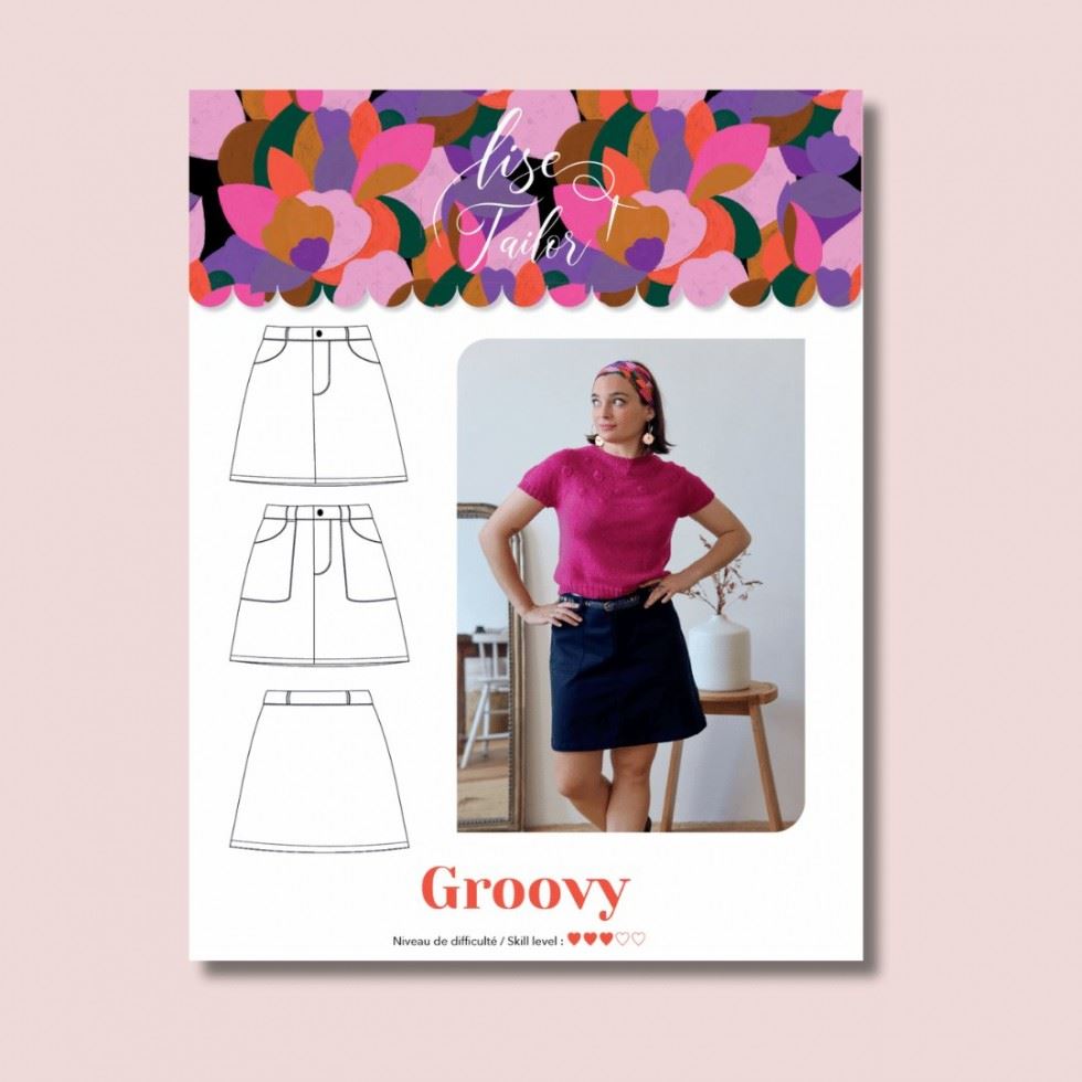 Lise Tailor Sewing Pattern Groovy Skirt