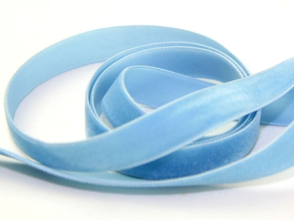Berisfords Velvet Ribbon Mini Roll 9603 Blue Note
 