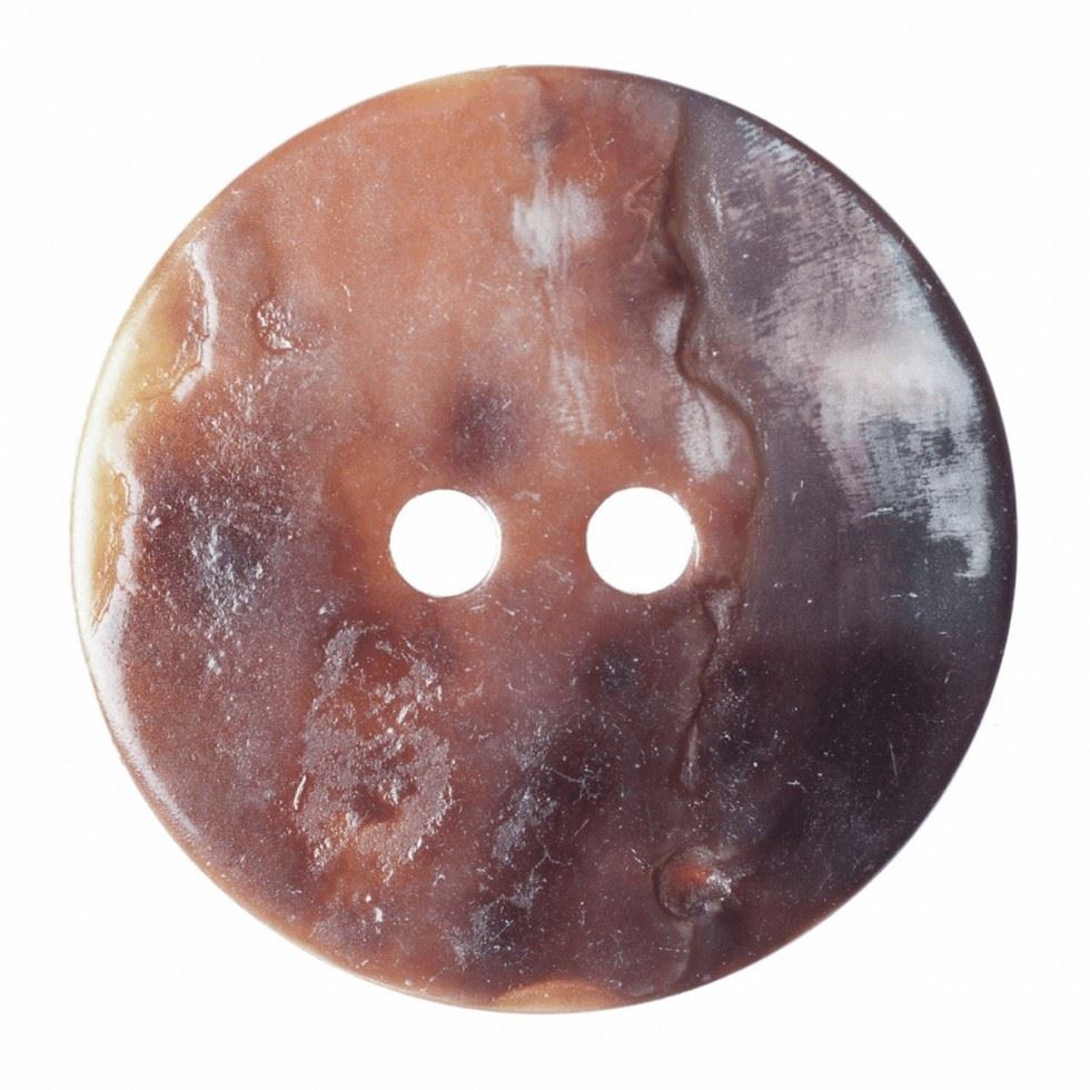 Hemline Natural Round Shell Buttons