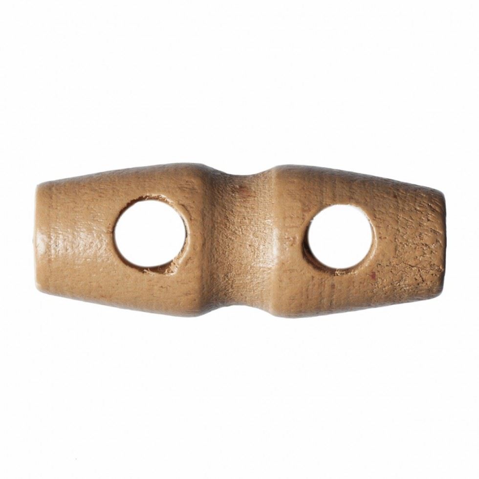 Hemline Light Natural Chunky Wood Toggles