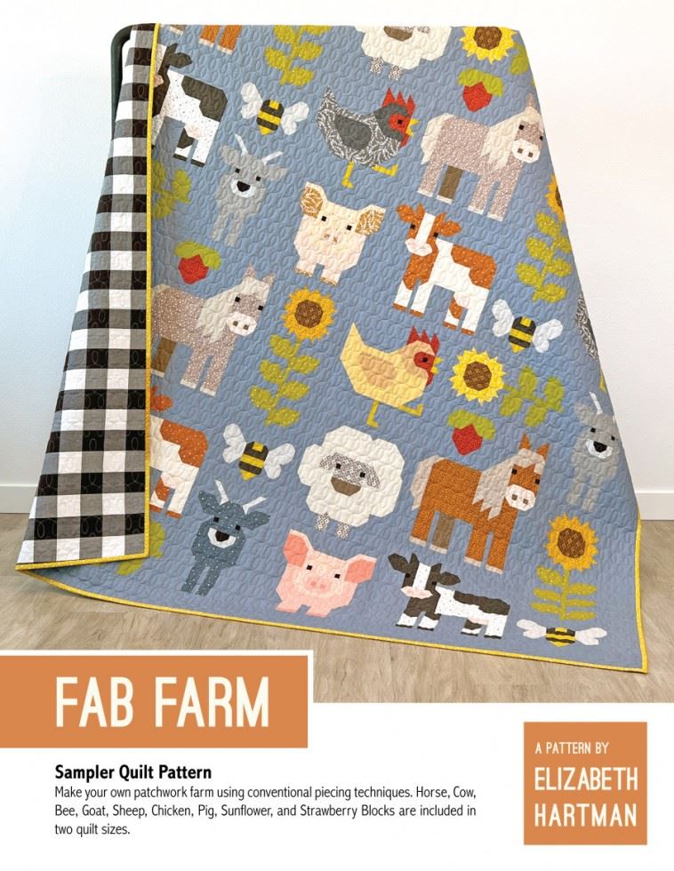 Elizabeth Hartman Quilting Pattern Fab Farm Quilt
 
