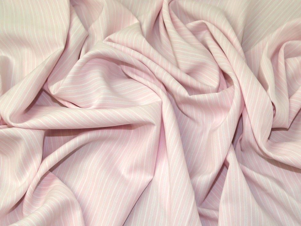 Lady Mcelroy Baby Pink Polyester Suiting Fabric