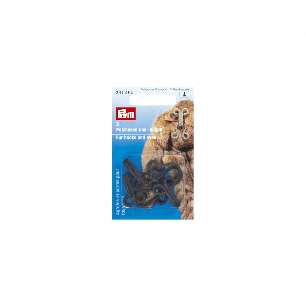 Prym Brown Fur Coat Hooks