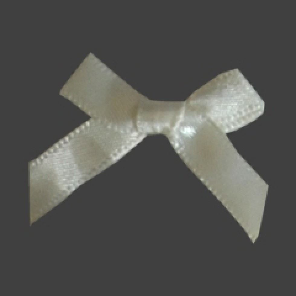 Berisfords 28 Antique White Ribbon Bows