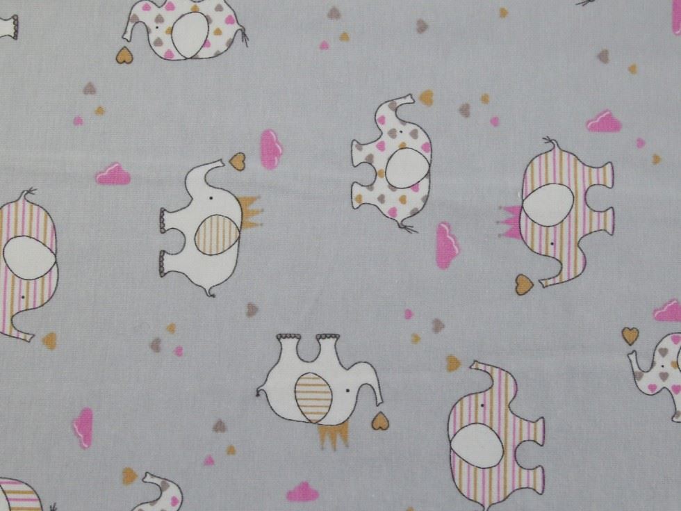 Grey Deadstock Cotton Jersey Stretch Knit Fabric