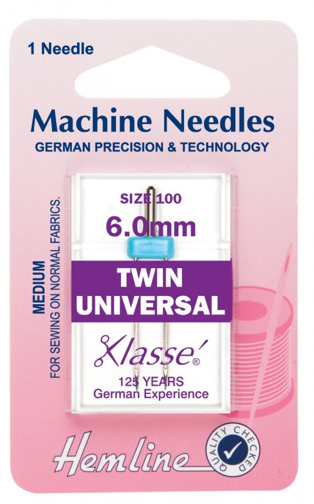 Hemline Twin Sewing Machine Needles
