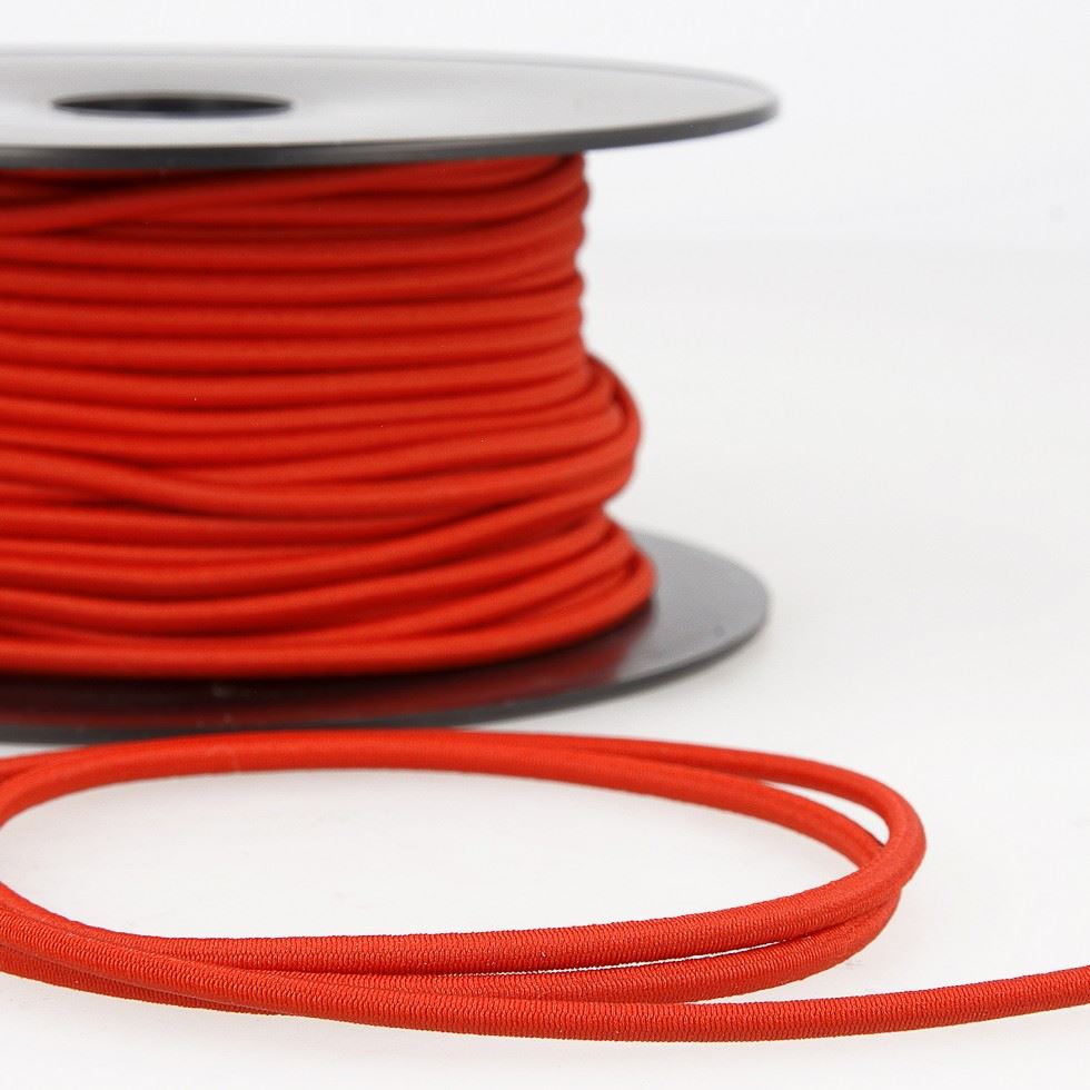Stephanoise Round Elastic Cord Red