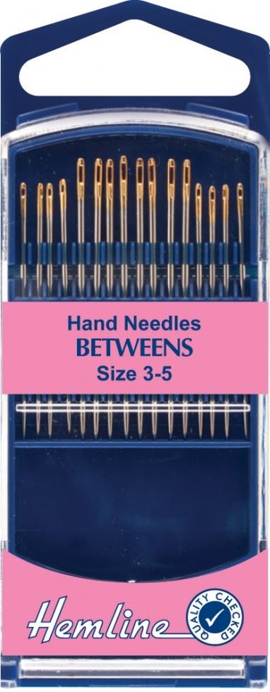 Hemline Gold Between Quilting Needles
