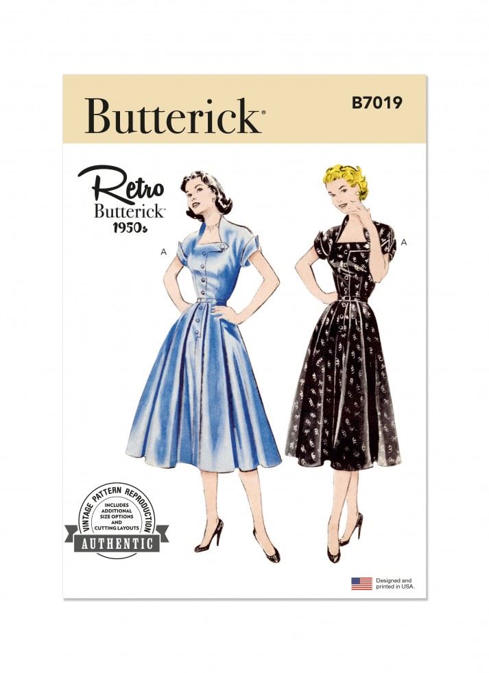 Minerva Sewing Pattern 7019 Butterick Butterick-7019-R5