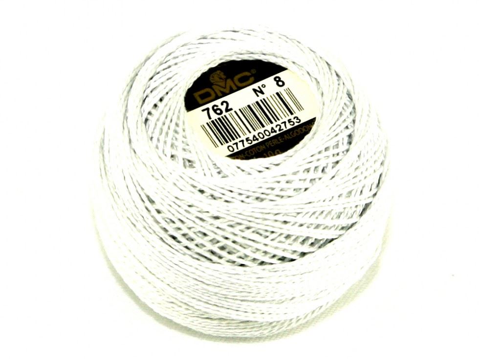 Dmc 762 Size 8 Cotton Perle Thread