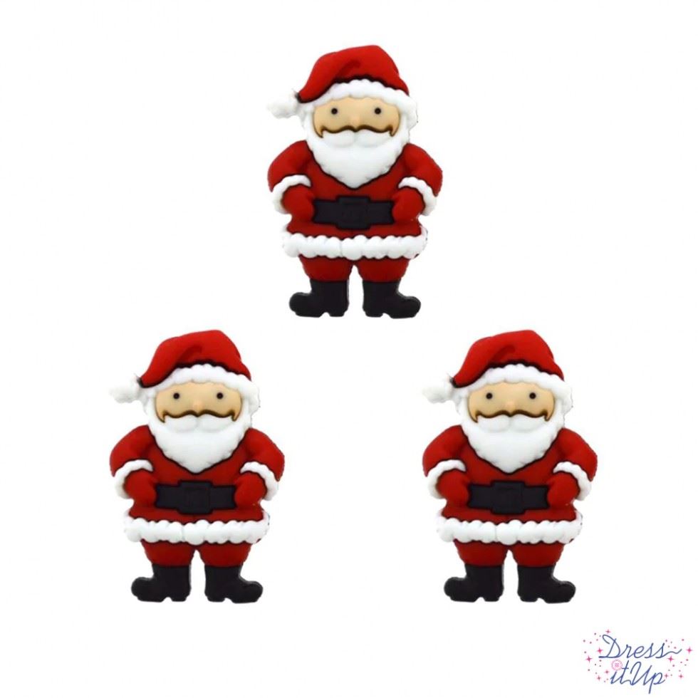 Dress It Up Santa Singles Buttons
 