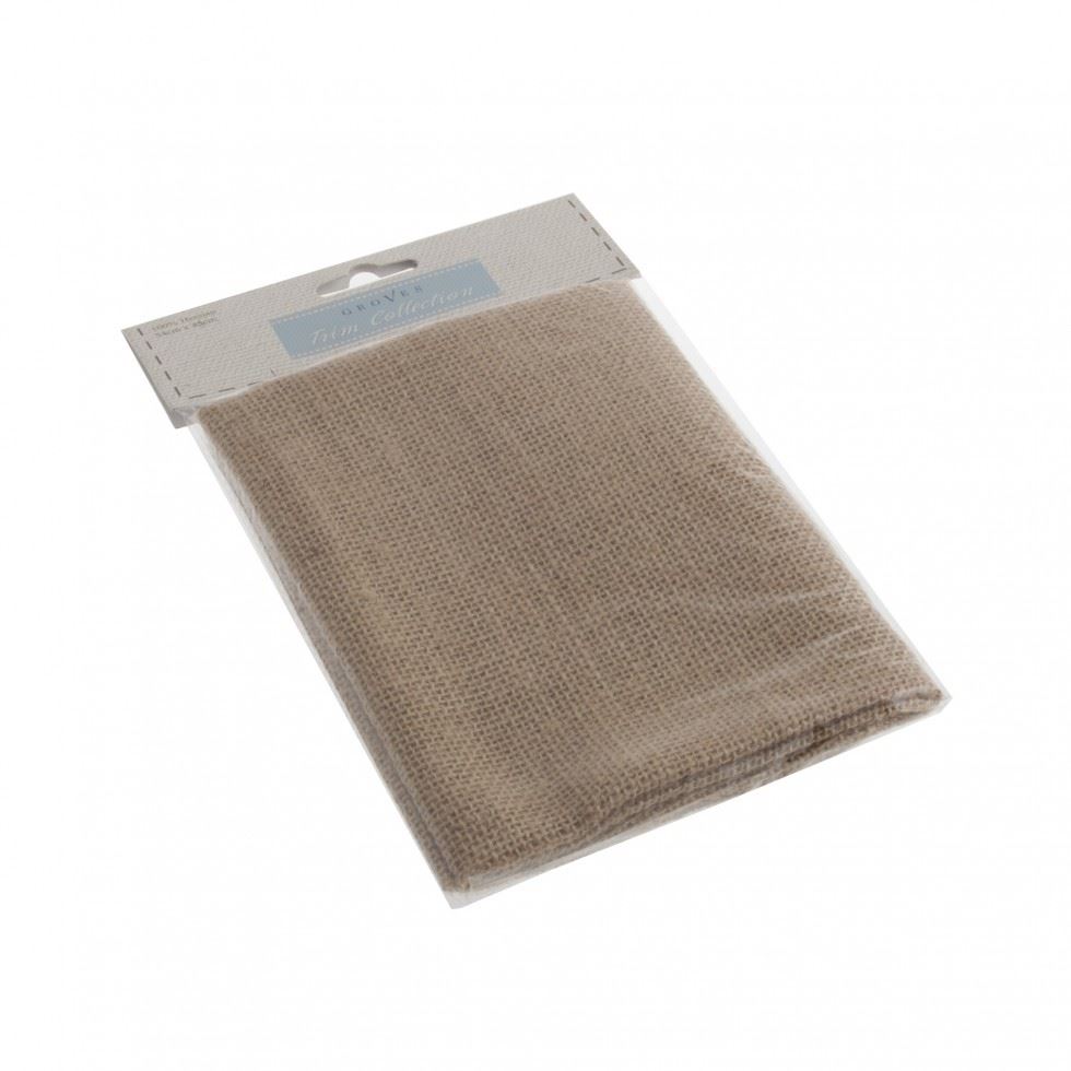 Natural Hessian Jute Fat Quarter Fabric