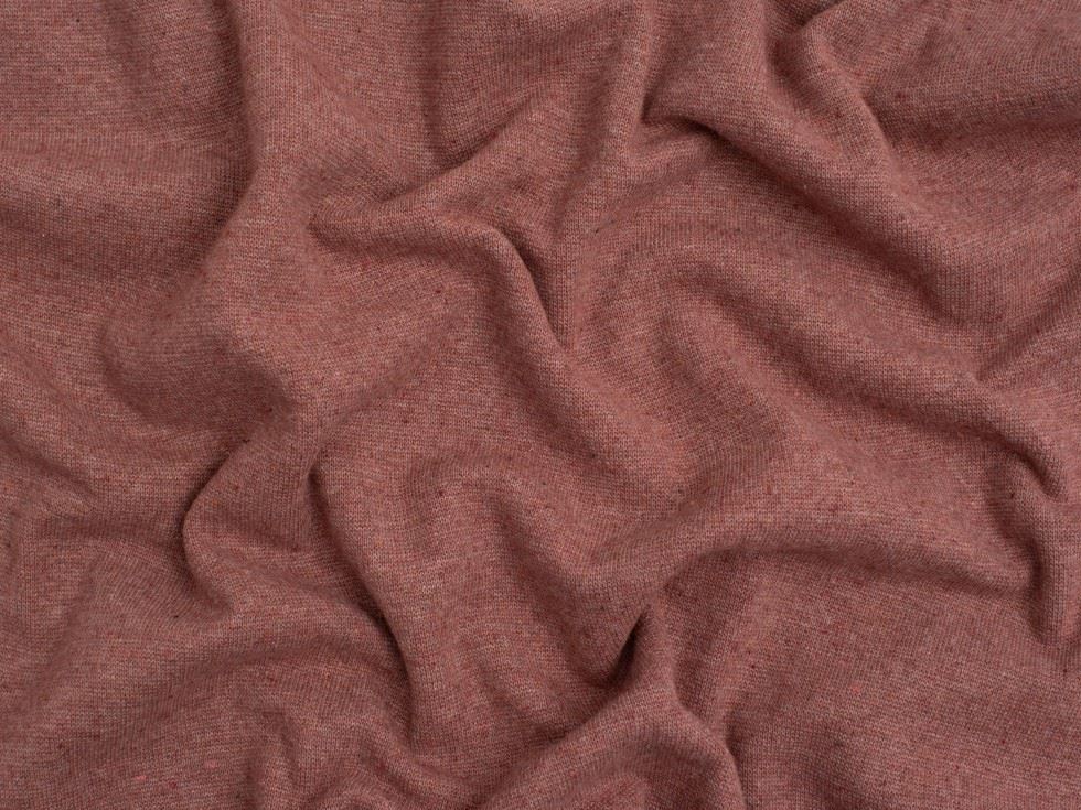 Minerva Core Range Recycled Tubular Ribbing Stretch Knit Fabric Rose Pink
 
