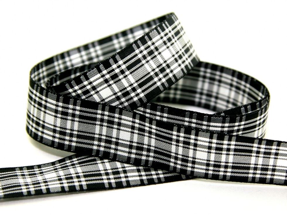 Berisfords 6 Menzies Woven Tartan Ribbon (Value Roll)