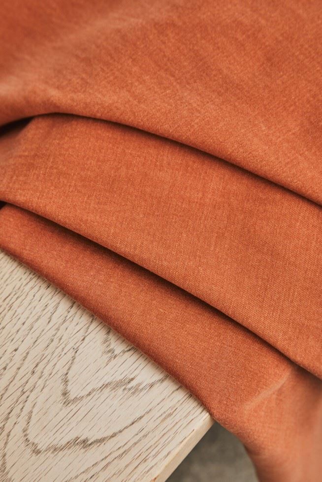 Meet Milk Rust Sera Tencel Lyocell Cotton Blend Fabric