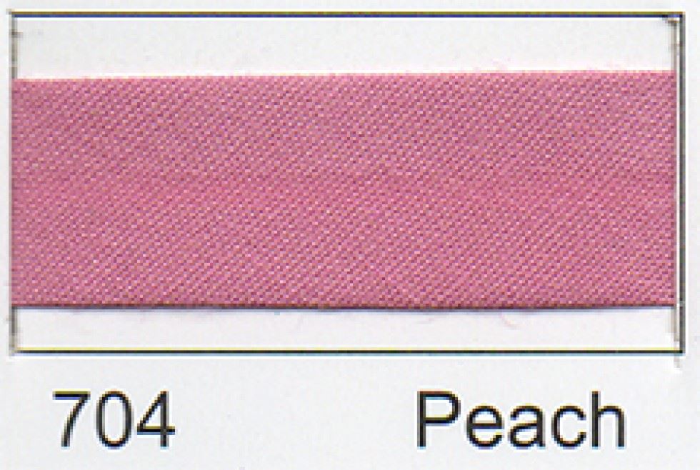 Essential Trimmings Peach Polycotton Bias Binding Tape