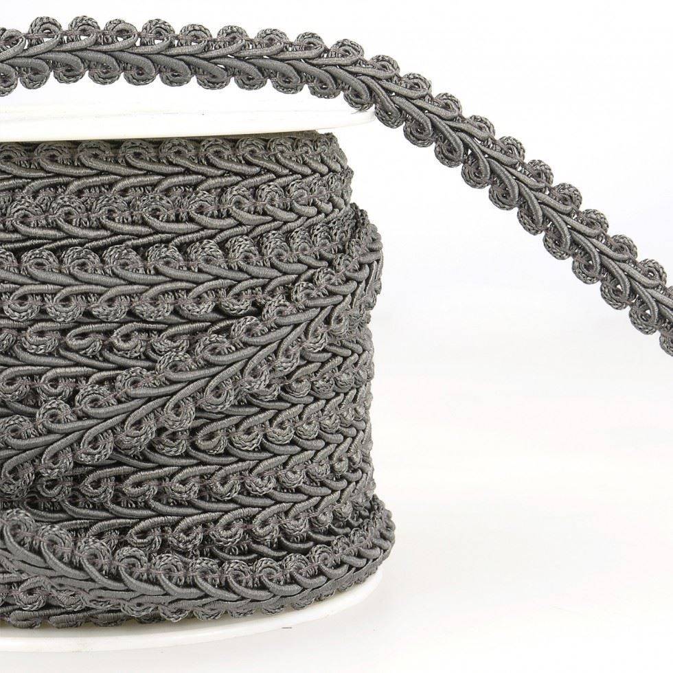 Stephanoise Grey Gimp Braid Trim