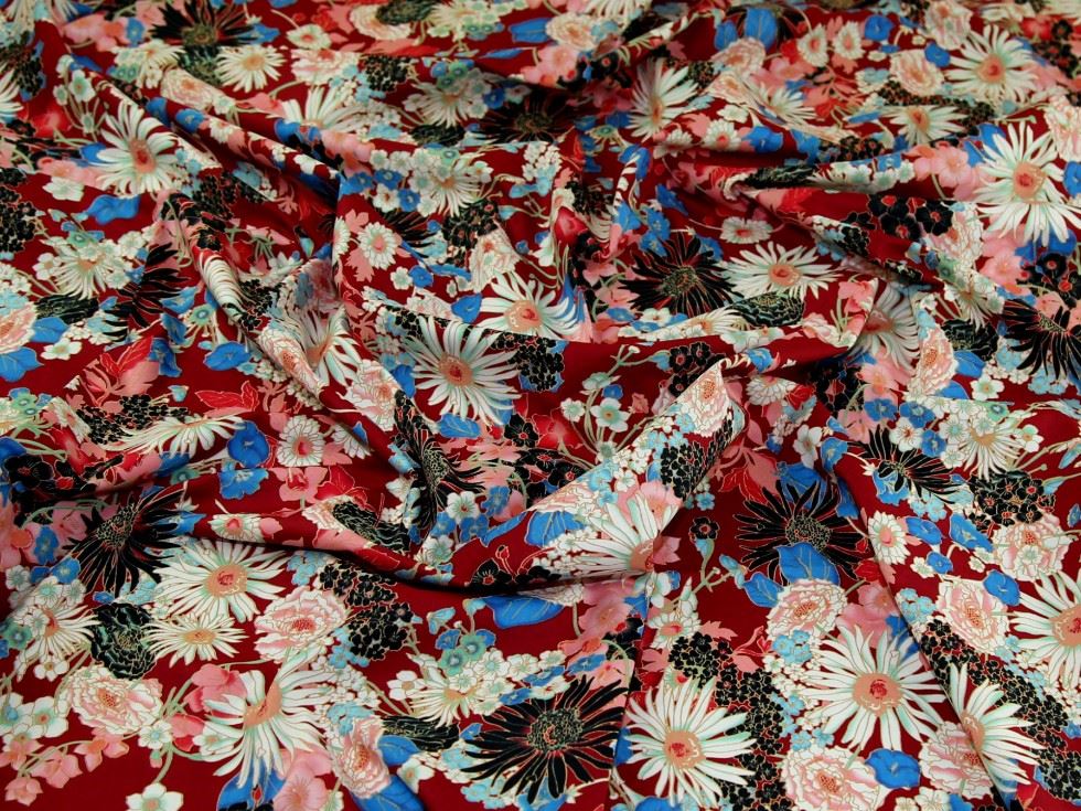 Cotton Lawn Fabric Cherry
 