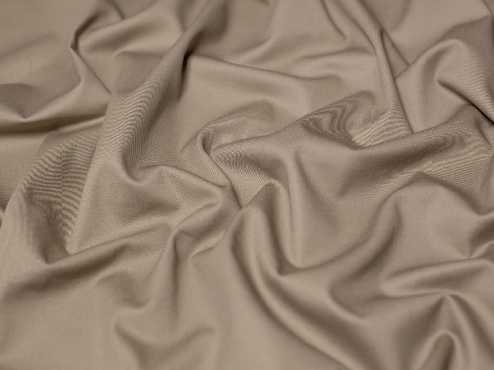 Minerva Core Range Beige 100% Cotton Twill Fabric