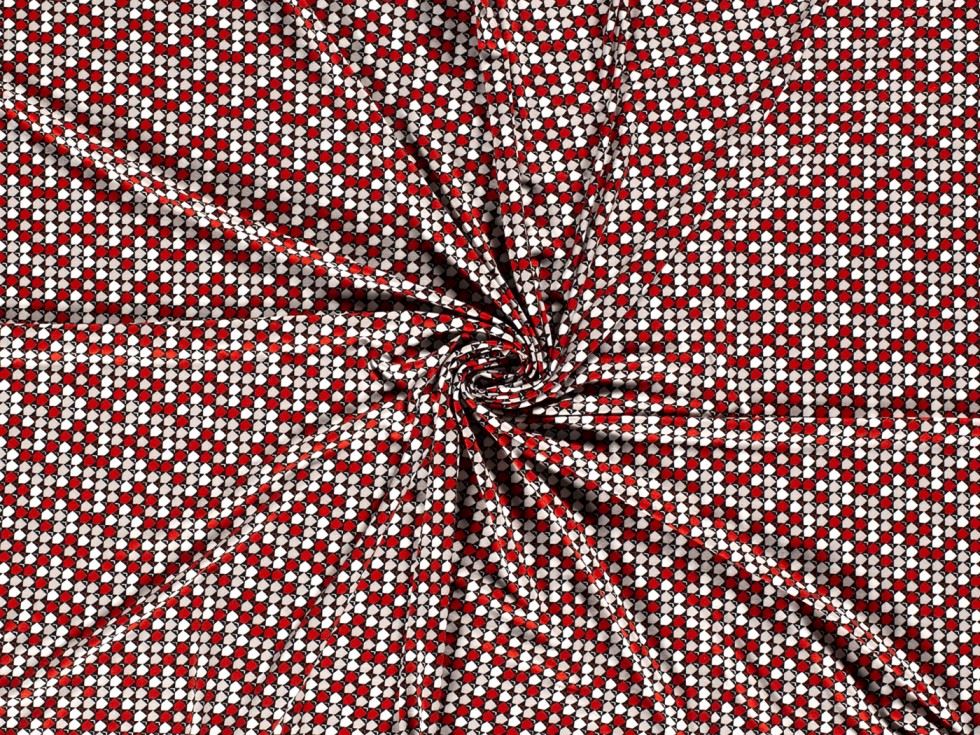 Viscose Jersey Stretch Knit Fabric Red
 