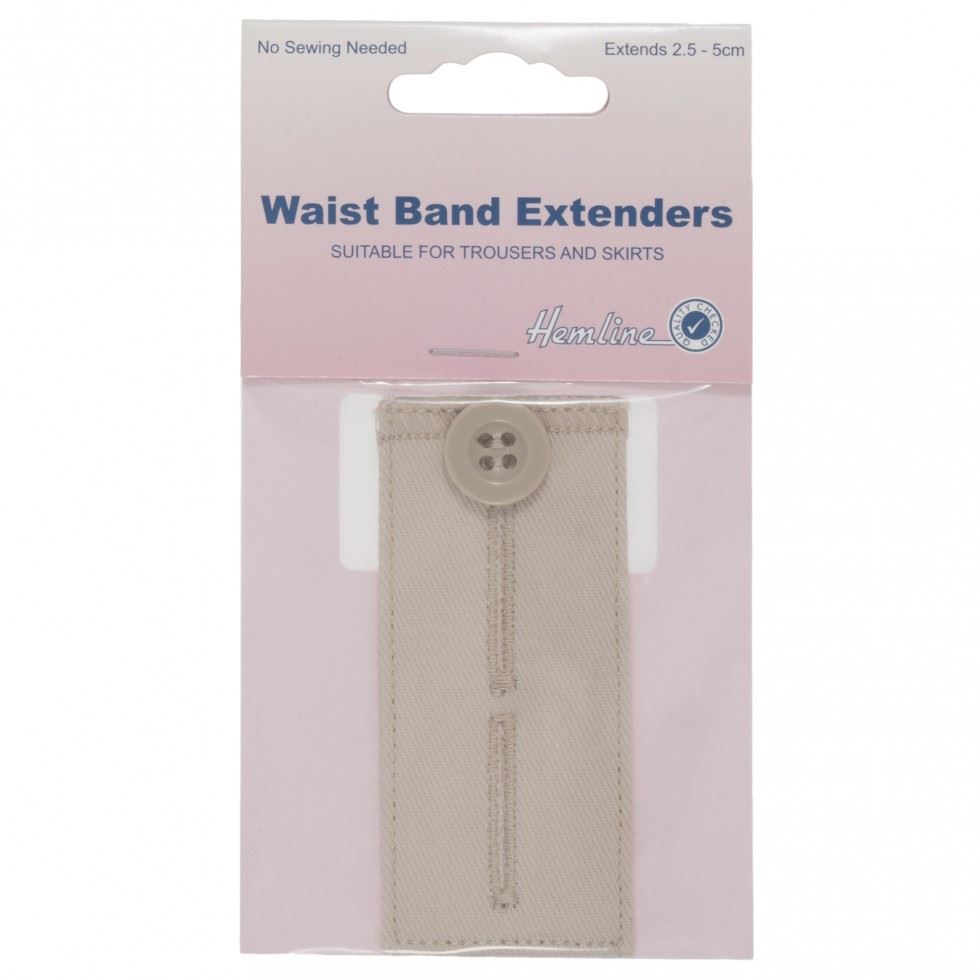 Hemline Beige Waistband Extender Buttons