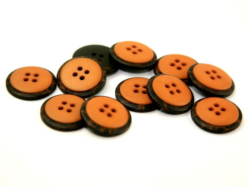 Dill Tan Brown Two Toned Buttons (Value Pack)