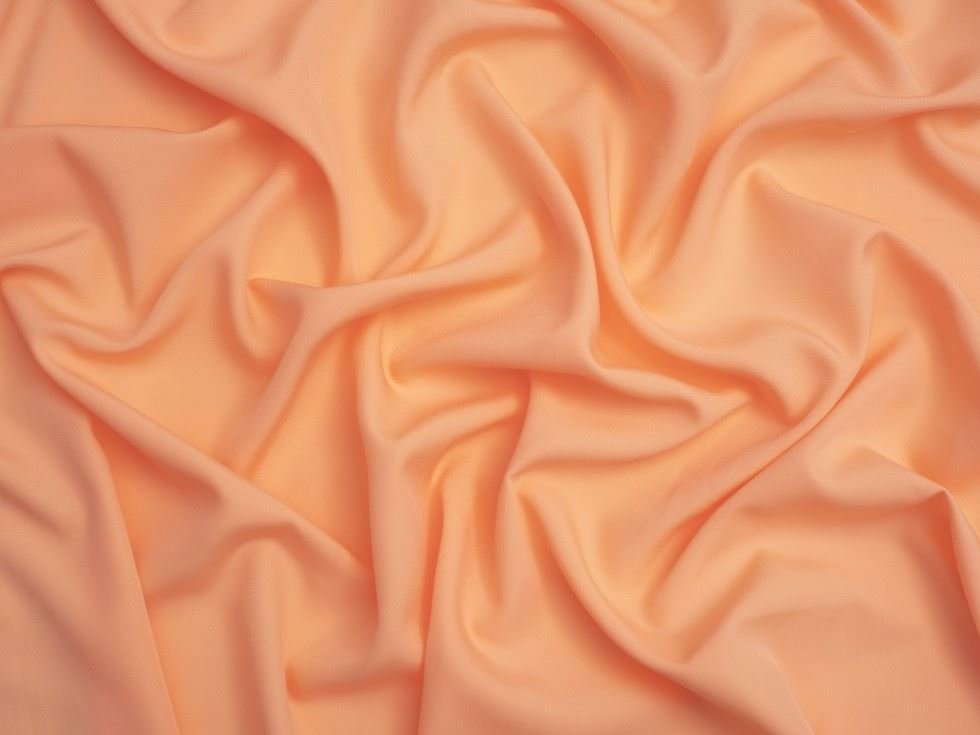 Minerva Core Range Soft Touch Crepe Fabric Peach
 