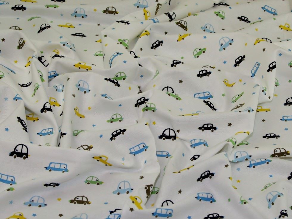 John Louden Ivory Brushed Cotton Flannel Fabric