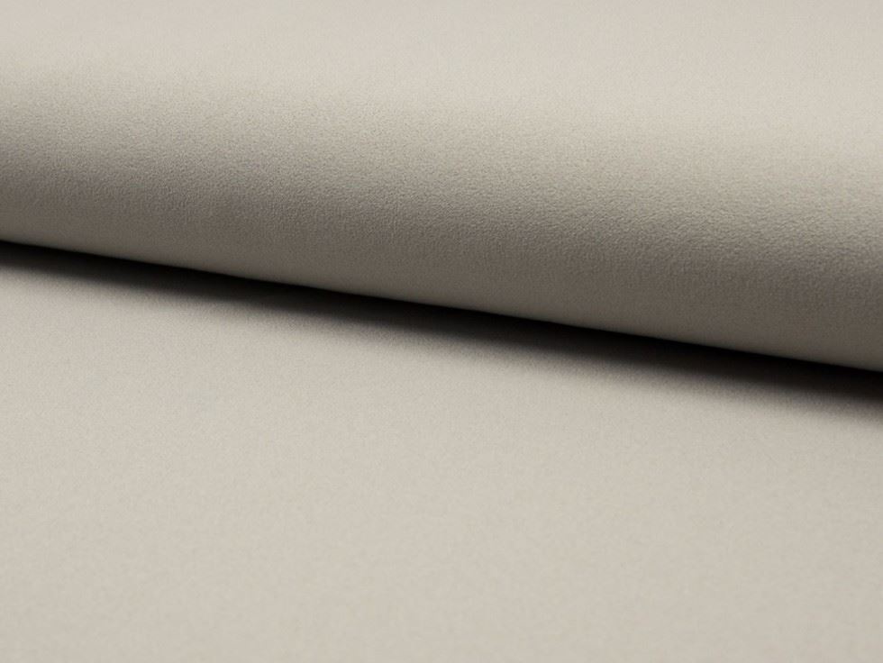 Beige Deadstock Scuba Crepe Stretch Knit Fabric