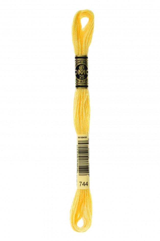 DMC Stranded Cotton Embroidery Thread 744
 