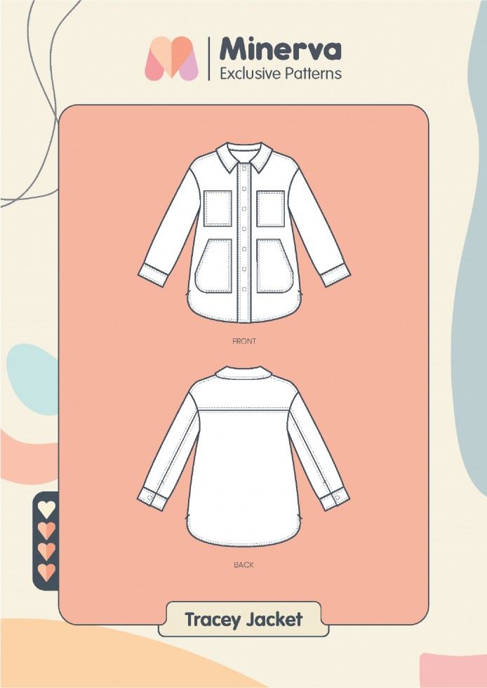 Minerva Exclusive Sewing Pattern Tracey Jacket