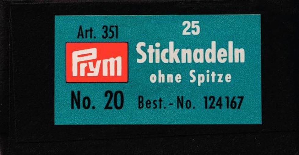 Prym Cross Stitch Tapestry Needles