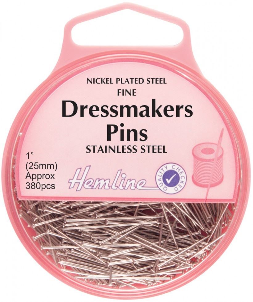 Hemline Fine Dressmaking Pins