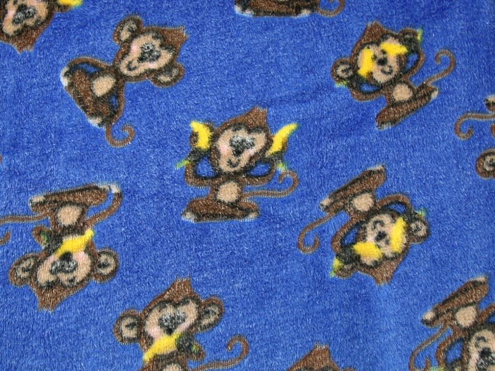 Royal Blue Deadstock Plush Cuddle Fleece Fabric
