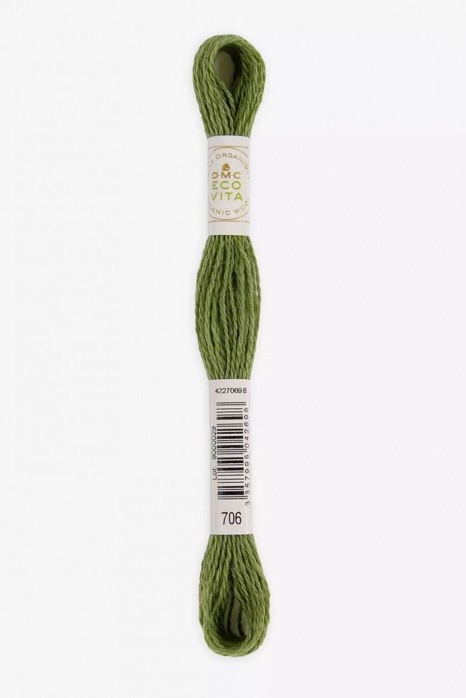 DMC Eco Vita Organic Wool Embroidery Thread 706
 