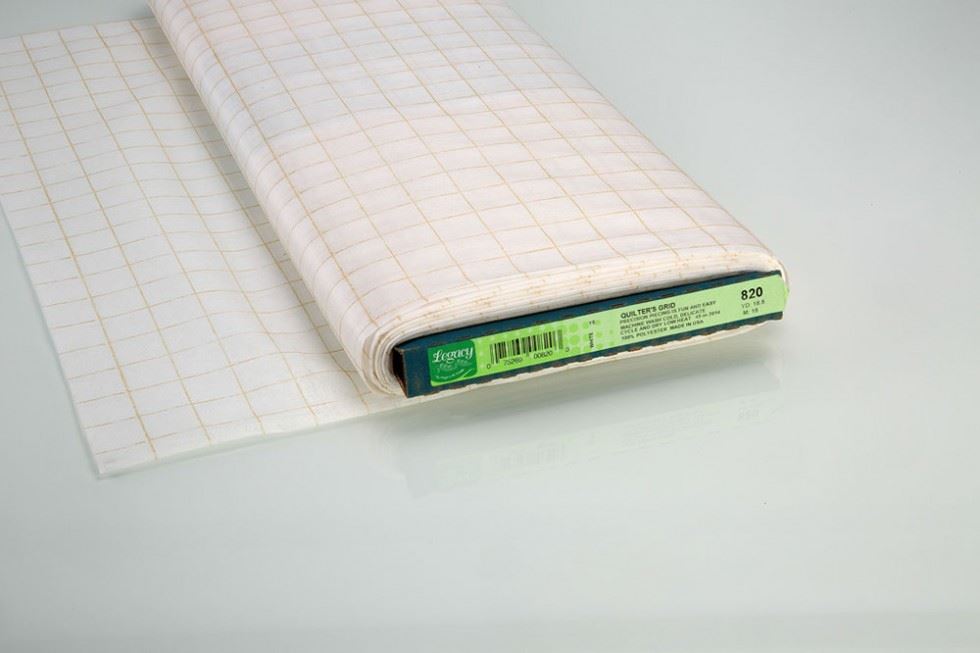 Vilene Vlieseline Quilters Grid Fusible Interfacing White
 