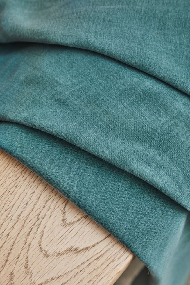 Meet Milk Emerald Sera Tencel Lyocell Cotton Blend Fabric