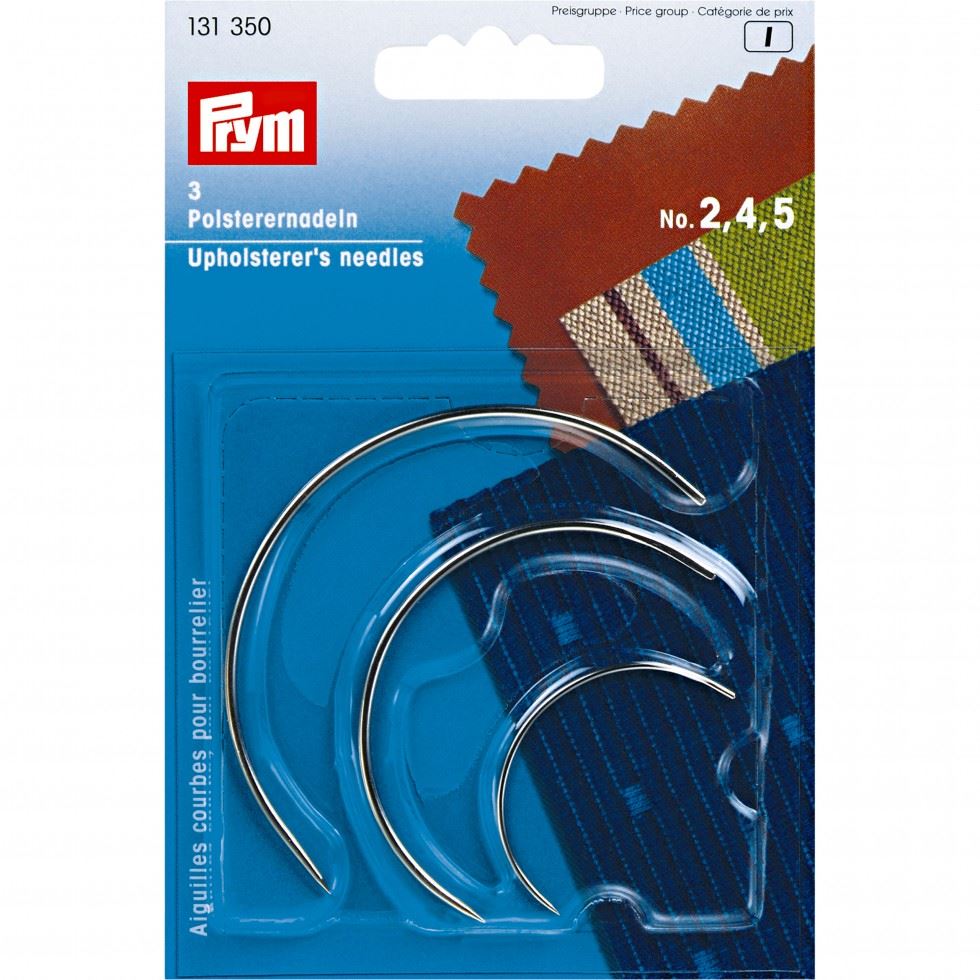 Prym Curved Upholstery Needles
 