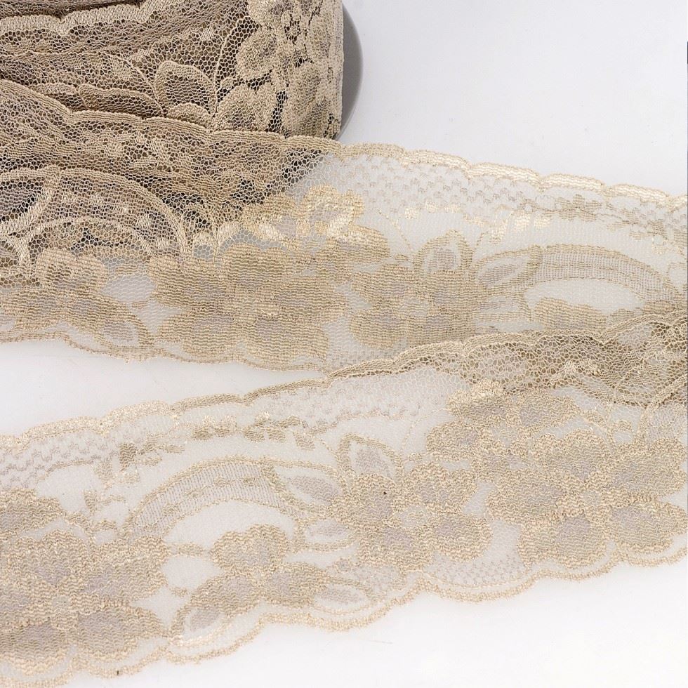 Stephanoise Rachel Lace Trim Taupe