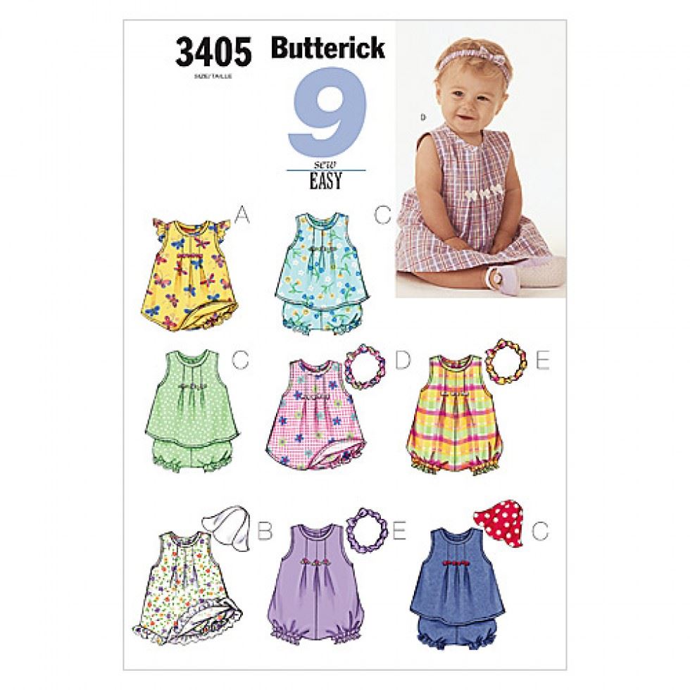 Butterick Paper Sewing Pattern 3405
 