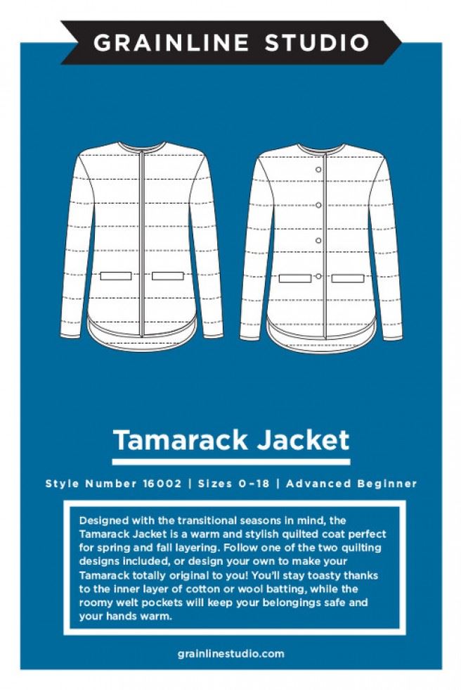 Grainline Studio Sewing Pattern Tamarack Jacket