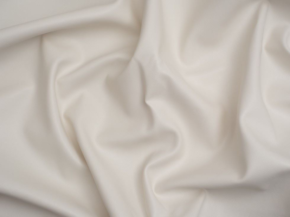 Minerva Core Range White Heavy Faux Leather Fabric