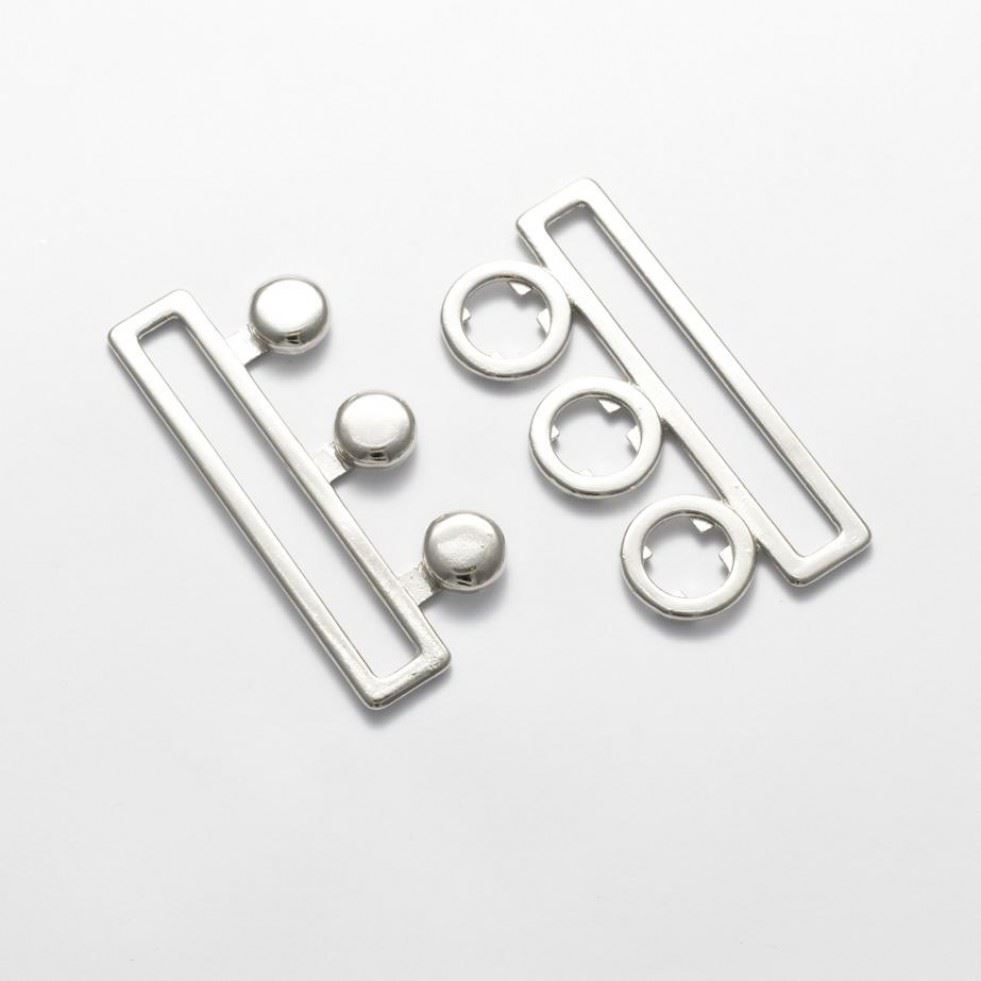 Nurses Waspie Buckles (Bulk Value Pack) Silver
 