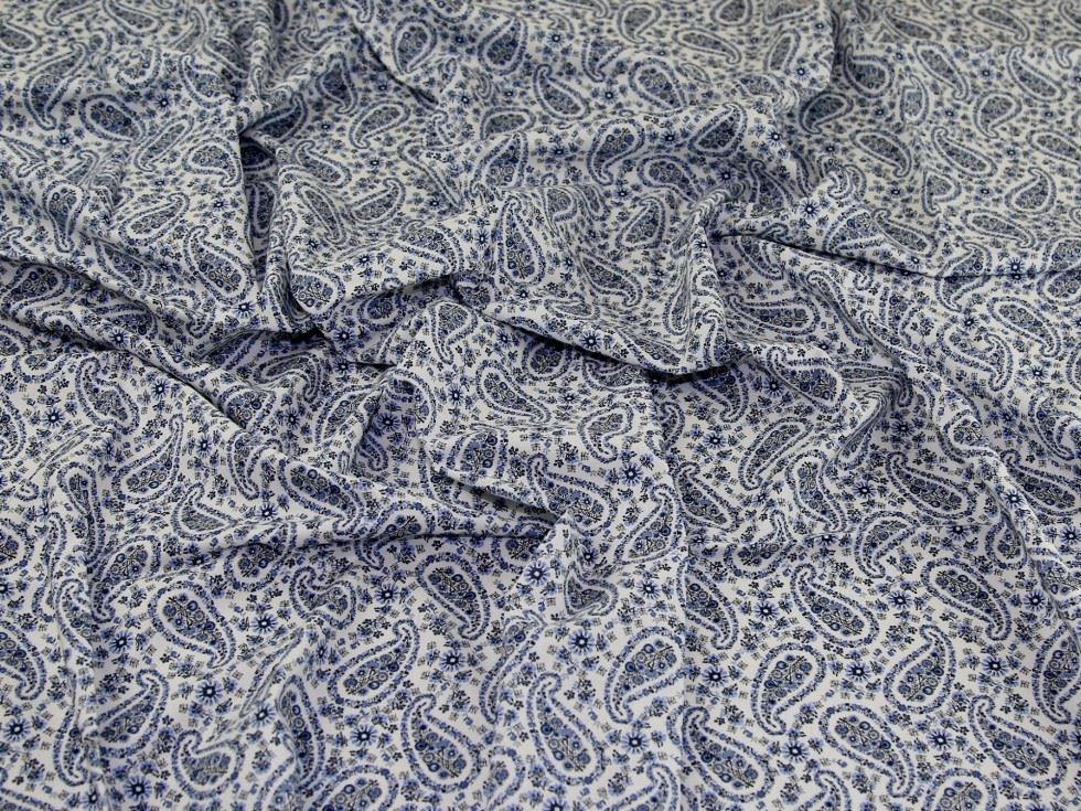 Blue Cotton Lawn Fabric