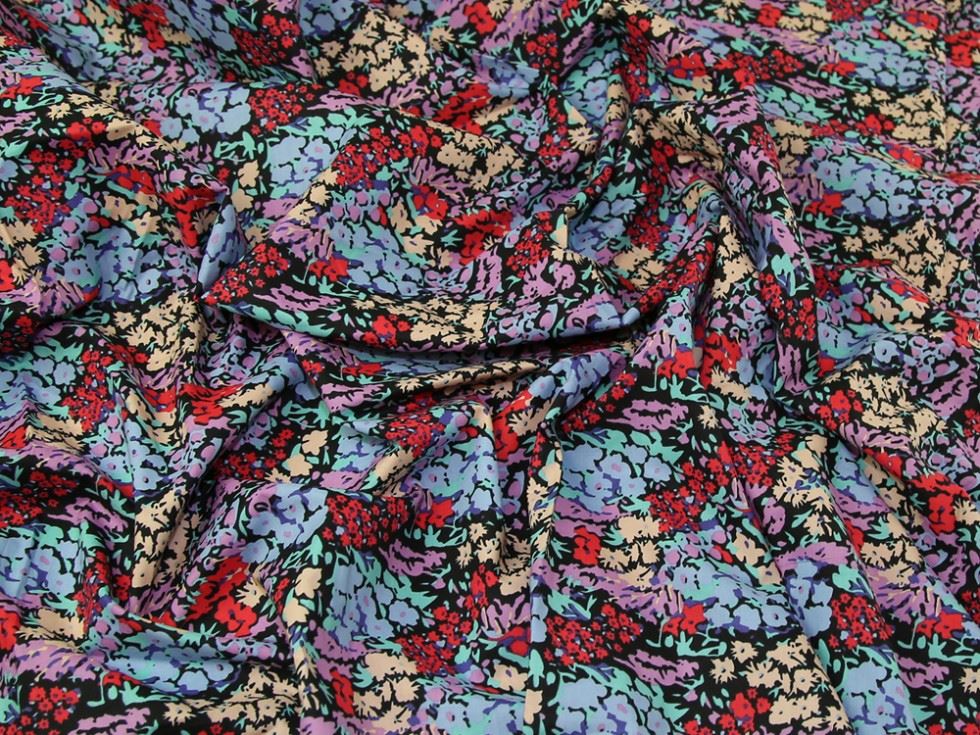 Deadstock Regency Cotton Lawn Fabric Dark Multi
 