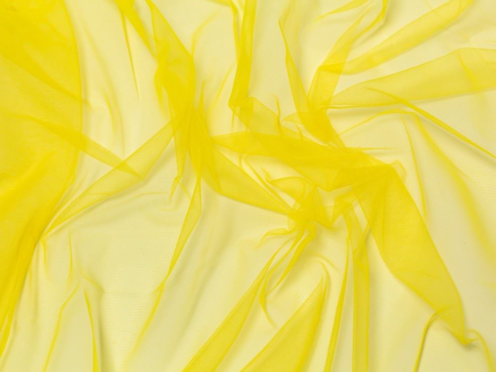 Minerva Core Range Dolce Vita Soft Italian Tulle Fabric Yellow
 