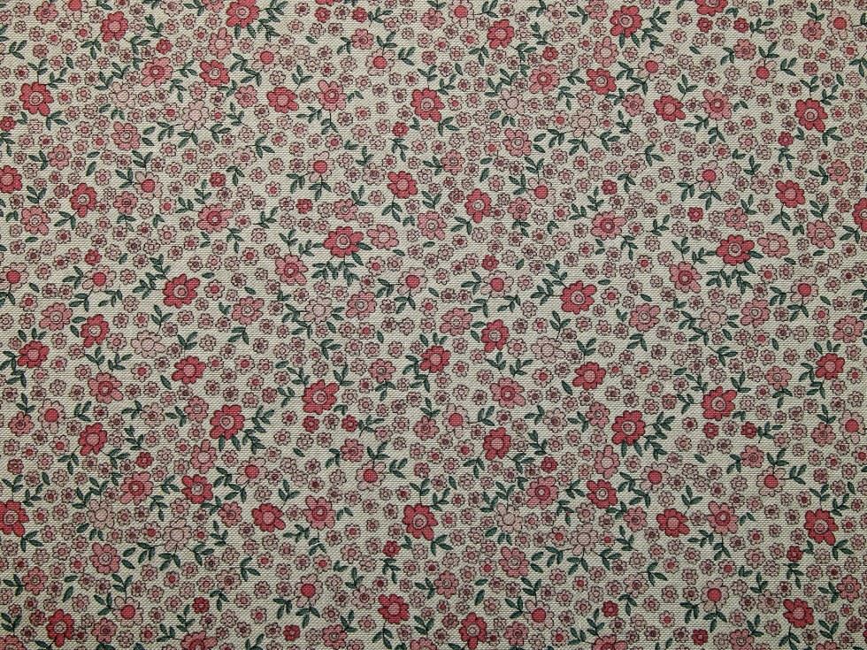 Pink Deadstock Cotton Canvas Fabric