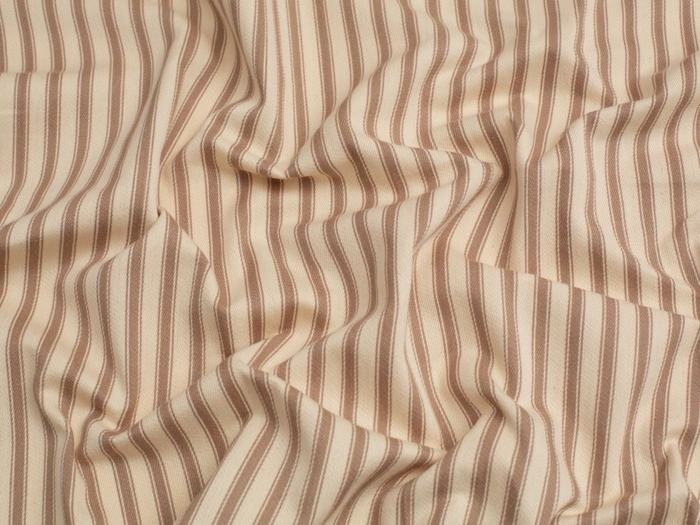 Ticking Stripe Canvas Fabric 137cm / 54" Wide - per metre - Picture 1 of 9